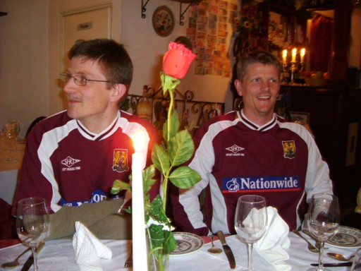 Brødrene Aa på italiensk restaurant